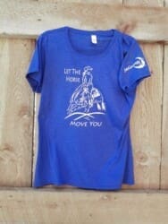 "Let the Horse Move You" Royal Blue T-Shirt