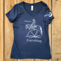 "Timing is Everything" Western Style T-Shirt in Navy or Orange